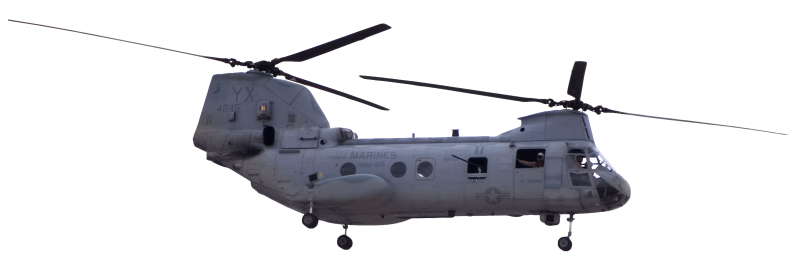 Boeing Ch-47 Chinook силуэт