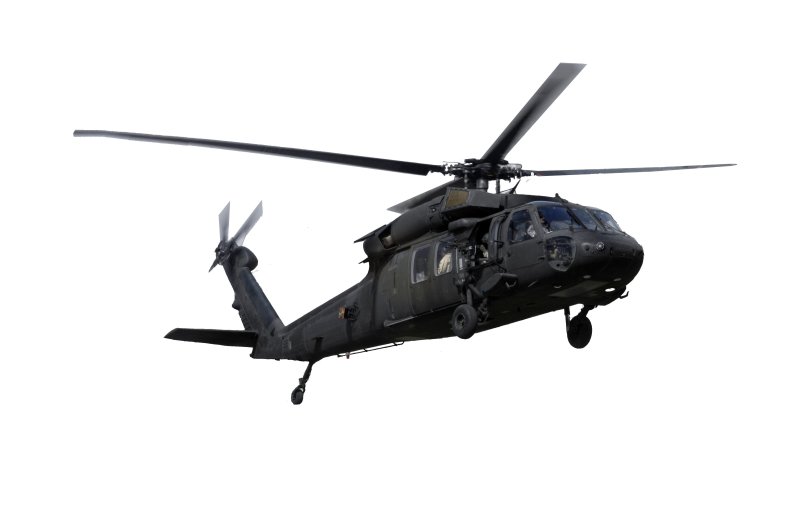 Uh-60 Blackhawk сбоку