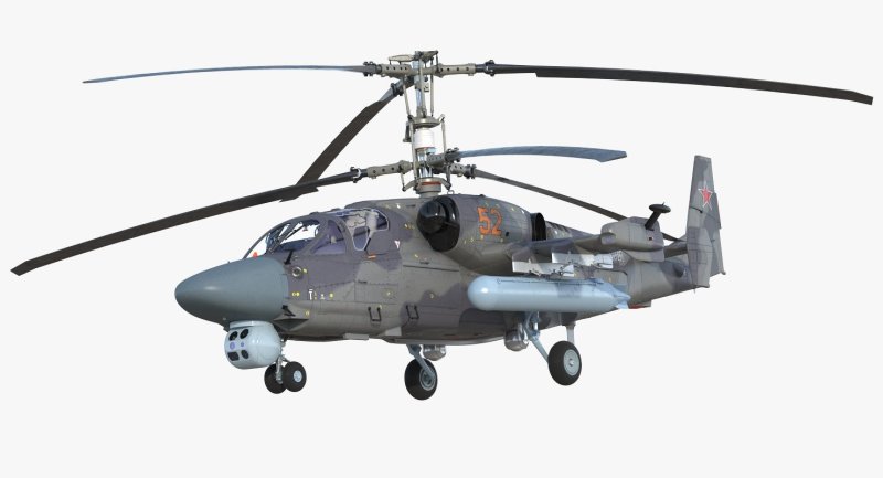 Ка-52 вертолёт сбоку