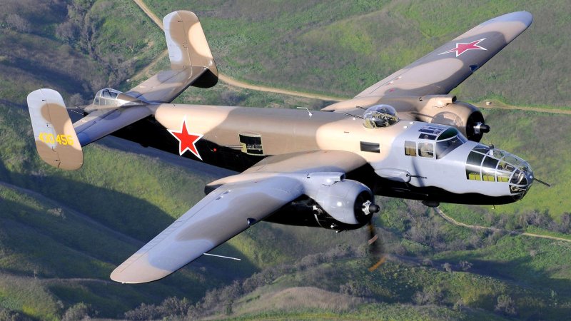 В-25 Митчелл бомбардировщик