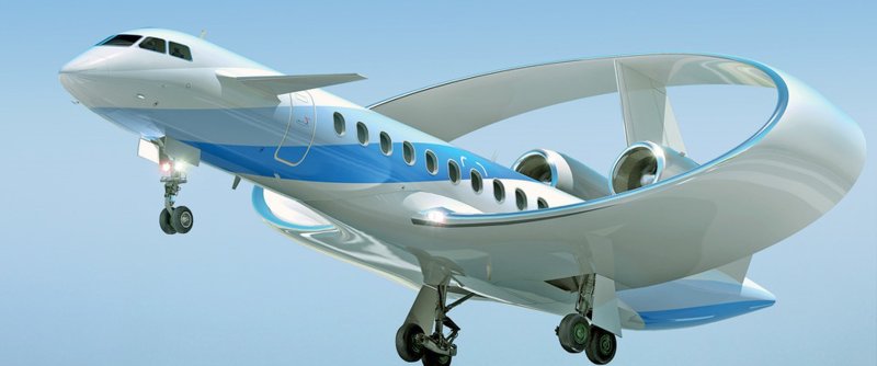 Кольцеплан самолёт с замкнутым контуром крыла