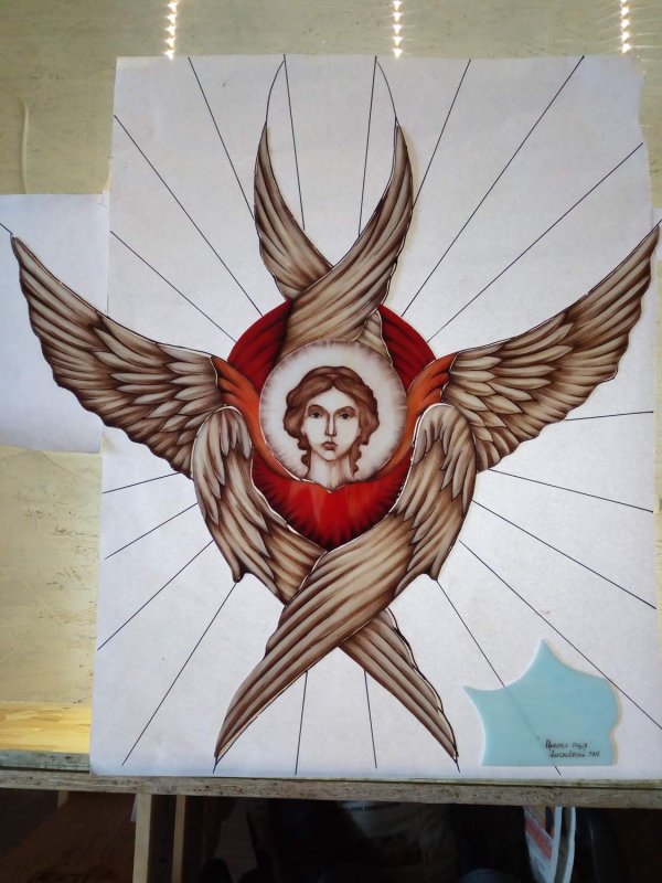 Серафим Шестикрылый, икона