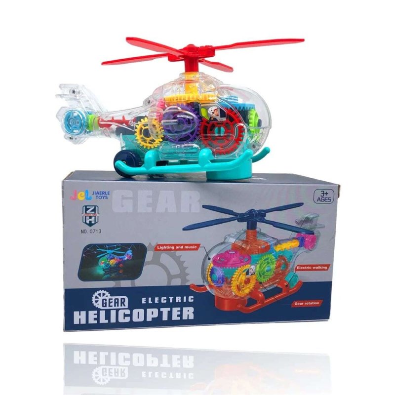 Вертолет музыкальный 770 "Helicopter" (свет, звук, 28см, в коробке) (3*r06)