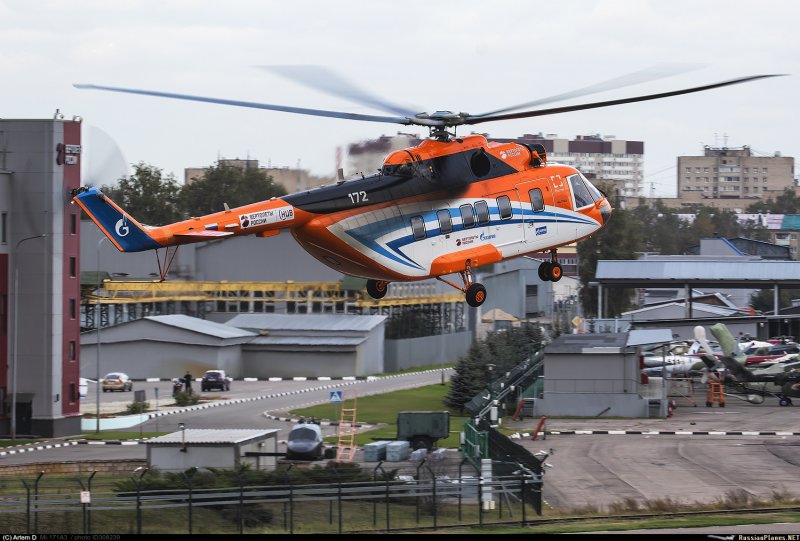 Ми-8 около КБ миля