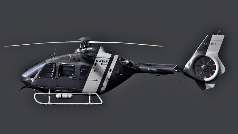 Eurocopter ec135 кабина