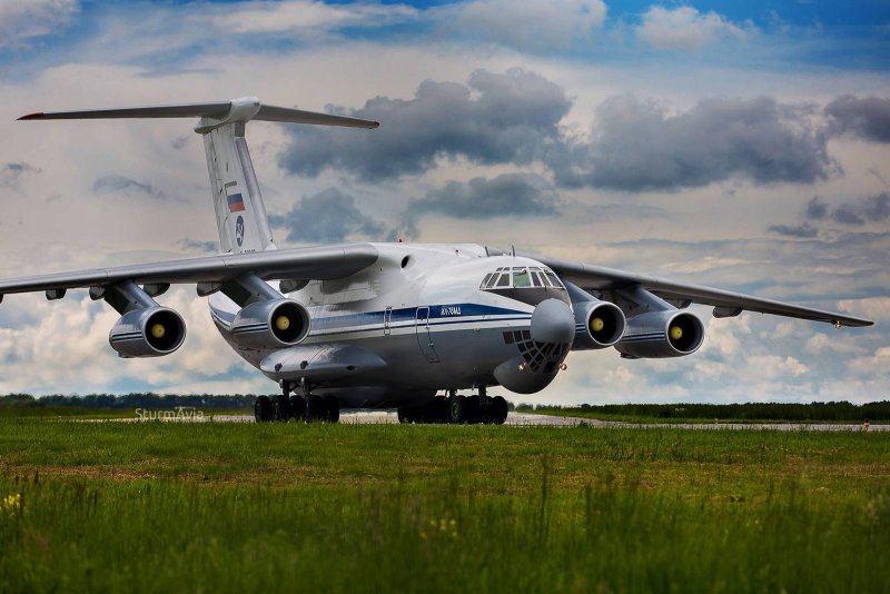 Ил-76мд-90а взлет