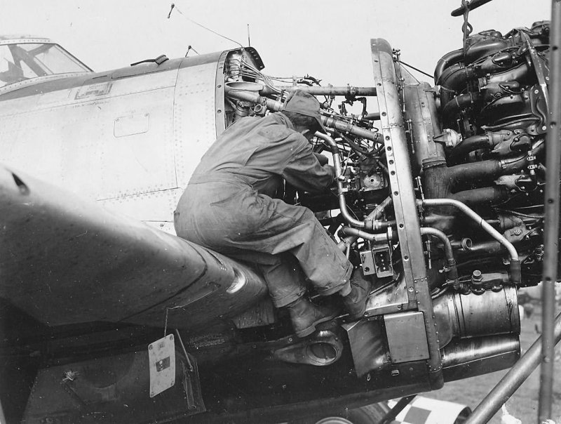P47 Thunderbolt двигатель