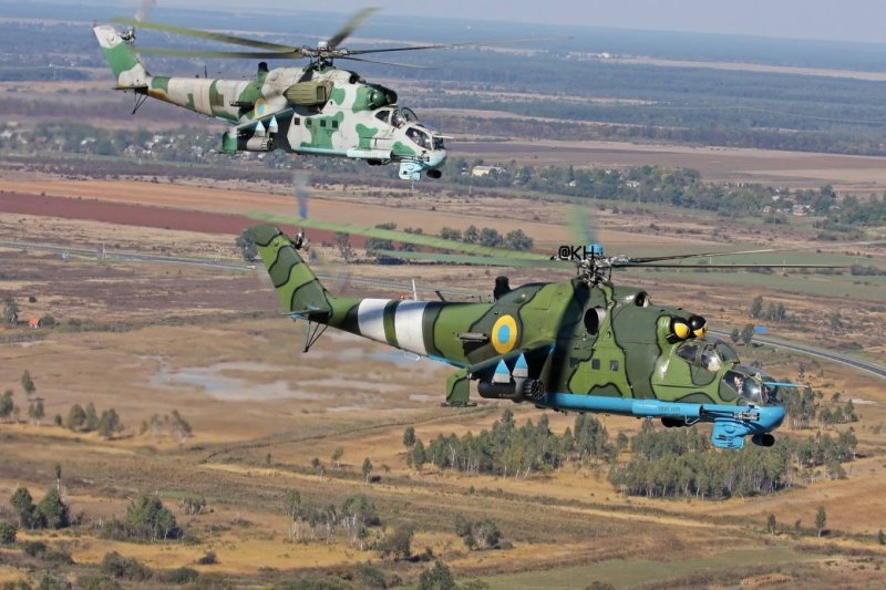Ми-24 вертолёт ВВС Украины