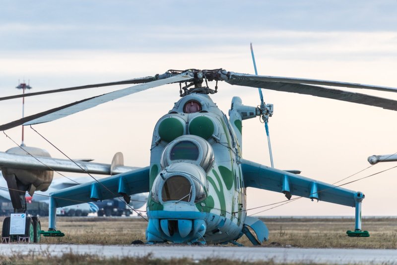 Лопасти вертолета ми-24