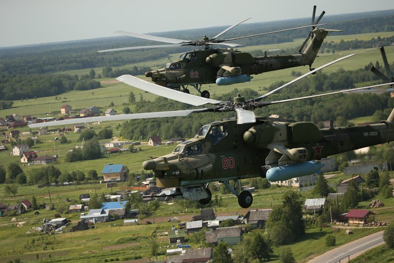 Русские боевые вертолеты