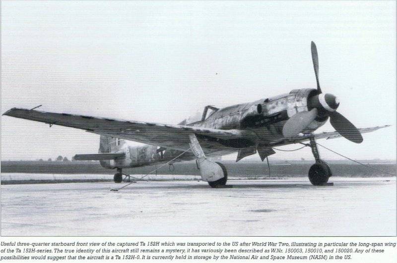 Focke-Wulf ta 152 самолёты Германии