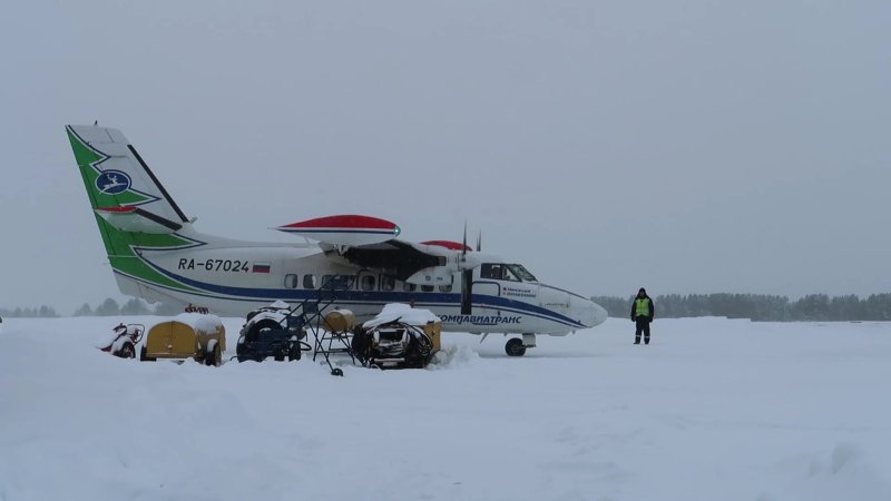 Л 410 Комиавиатранс зима