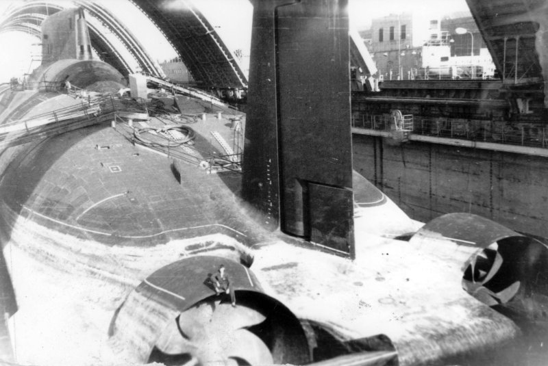Подводные лодки проекта 941 «акула» в доке