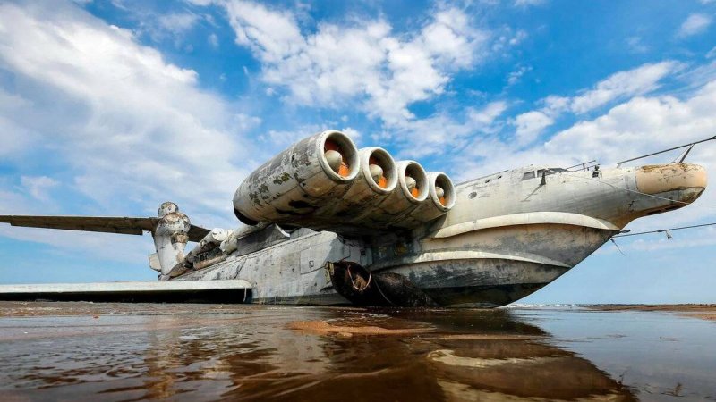 Каспийский монстр экраноплан Лунь