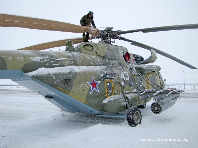 Рампа вертолета ми-8