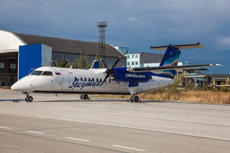 Dash 8 q400 Якутия
