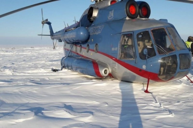 Вертолёт ми-8 Норильск авиа