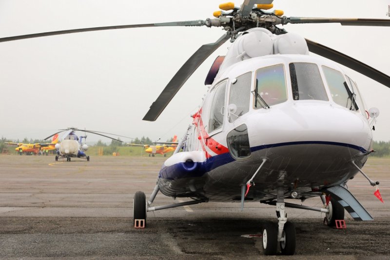Вертолет КРАСАВИА ми-8 (Красноярский край, Эвенкия)