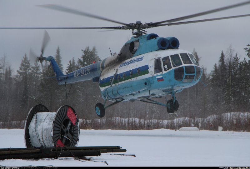Вертолет Комиавиатранс Усинск