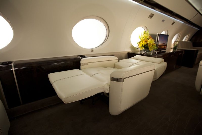Gulfstream g650 интерьер