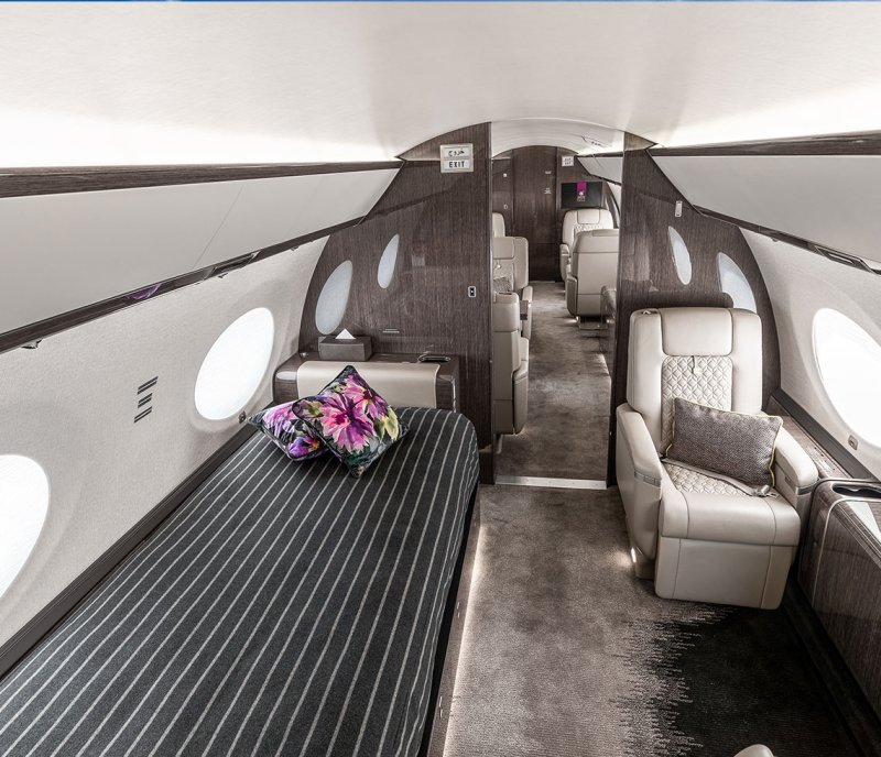 Gulfstream g650 кабина
