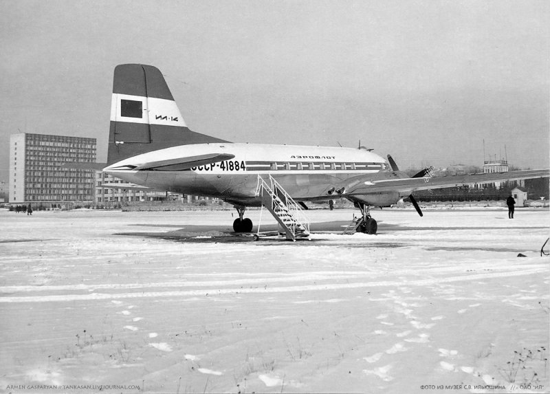 Самолёт ил-14 1965