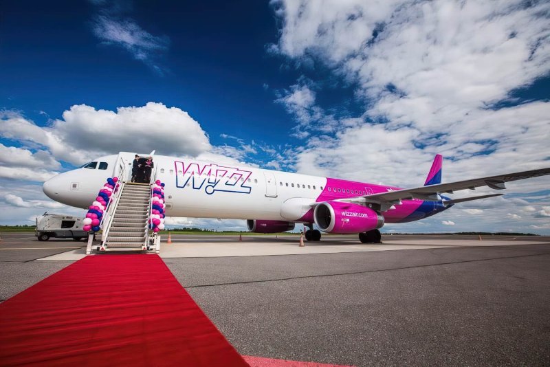 Визаир Wizzair самолет
