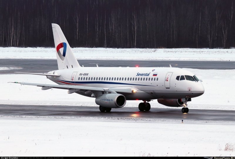 Sukhoi Superjet 100-95 Северсталь