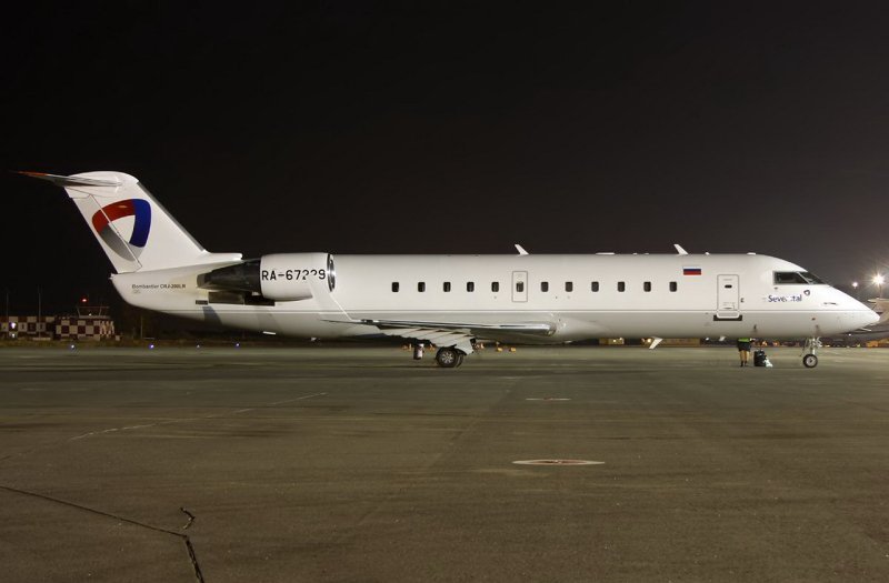 Самолет Bombardier crj200 Северсталь
