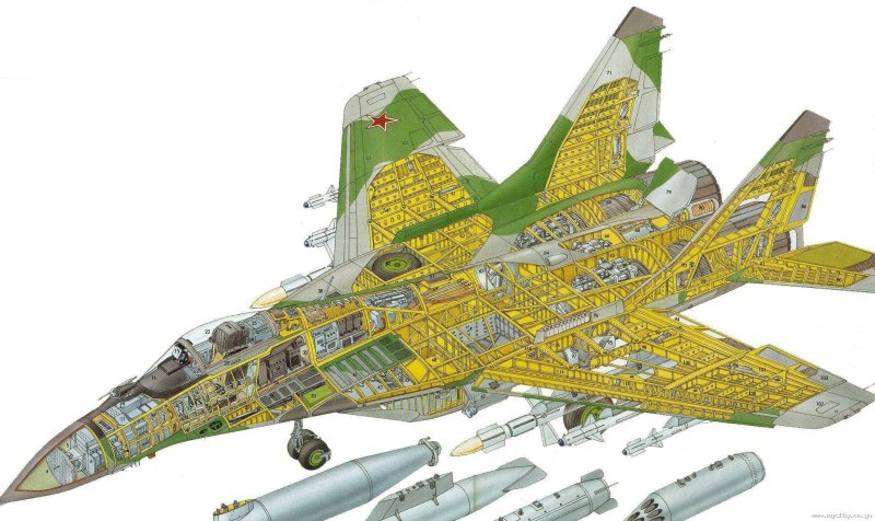 Миг 29 Cutaway