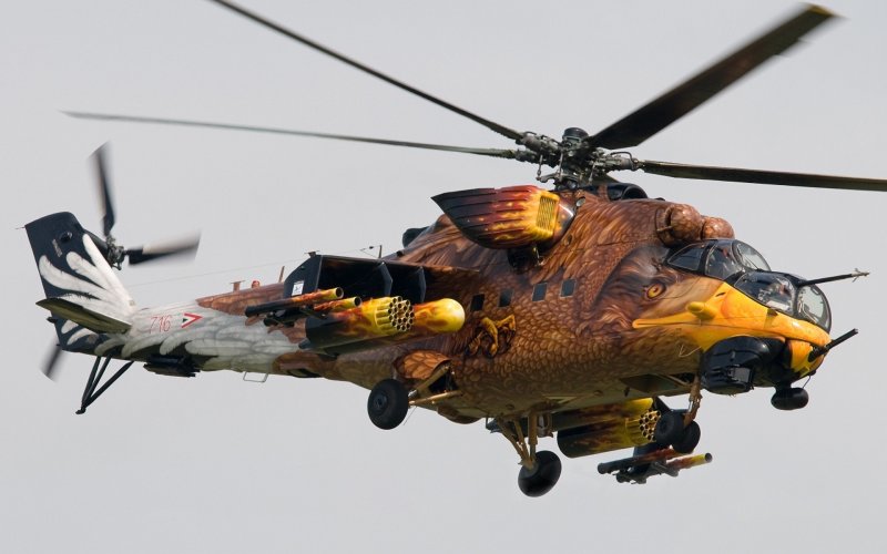 Вертолет "ми-24а"