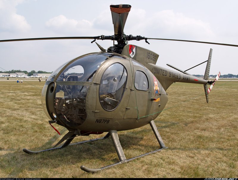Вертолет Oh-6a Cayuse