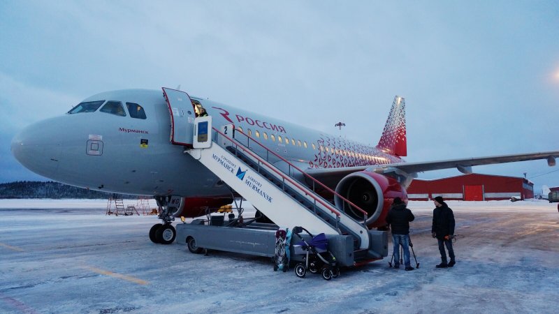 Аэропорт Мурманск самолеты