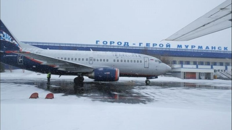 Аэропорт Мурманск самолеты