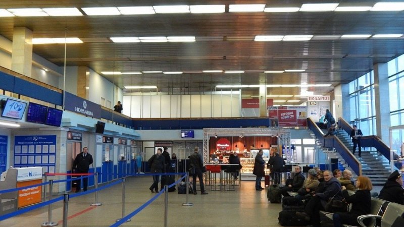 Аэропорт Мурманск внутри