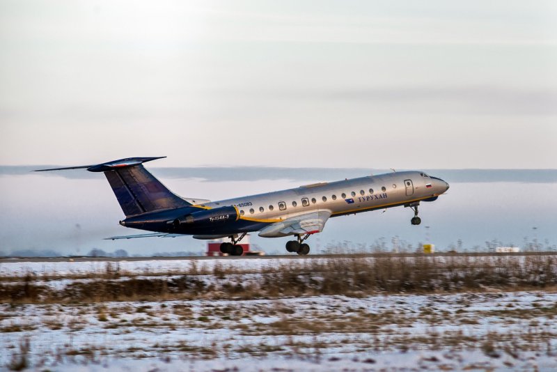 Самолет ту 134 Турухан