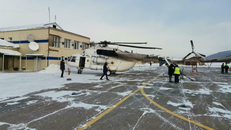 Ми-8 в Богучанах