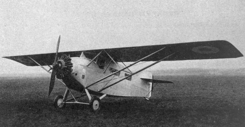 Самолет potez 54 в полете