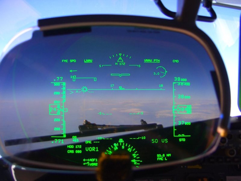 Head up display Boeing 737