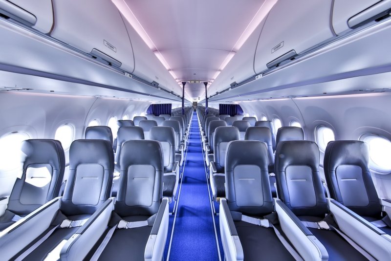 Airbus a321 салон