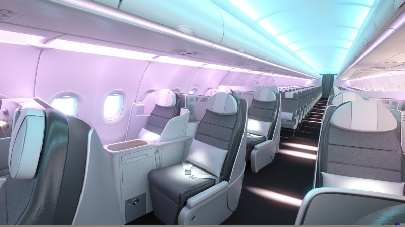 Аэробус а320 Нео салон