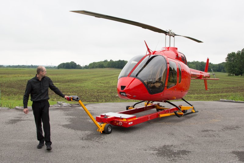 Тележка буксировщик вертолёта Eurcopter as350