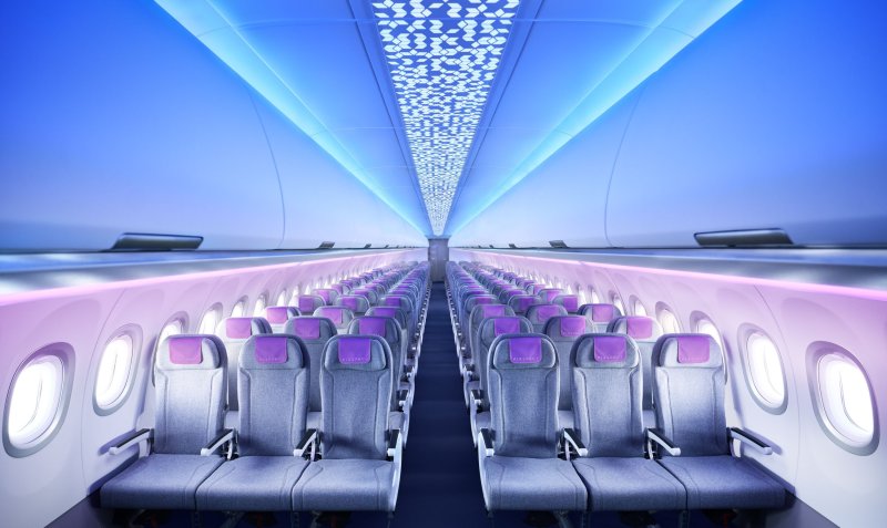 А320 Neo Аэрофлот салон