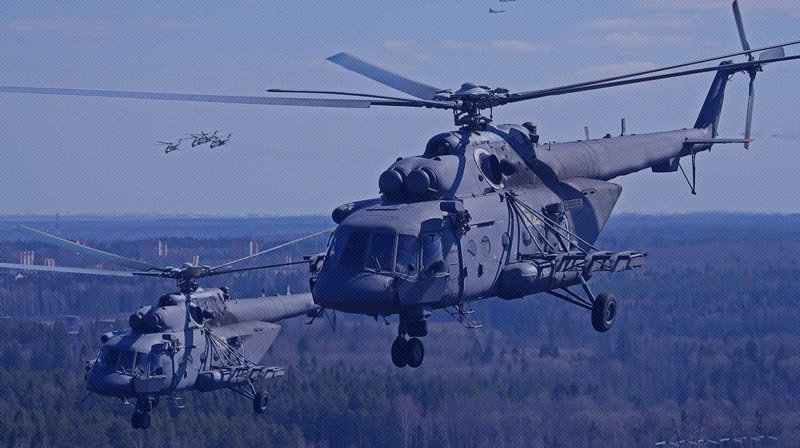 Российский вертолет