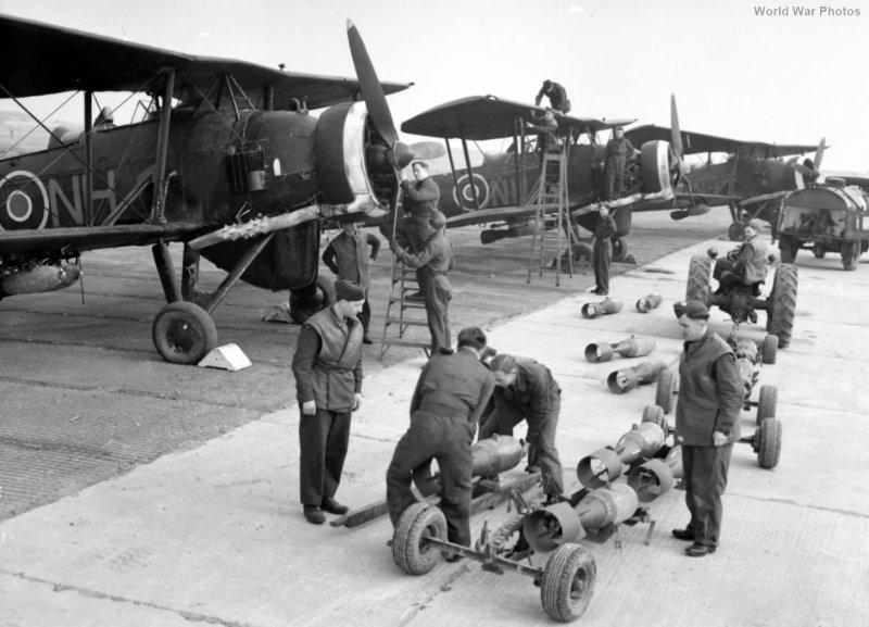 Fairey Swordfish бомбардировщики второй мировой войны
