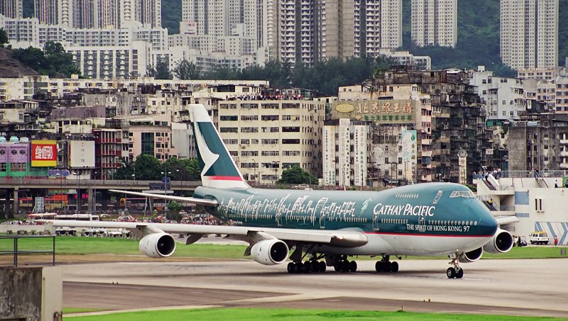 Аэропорт Kai tak в Гонконге