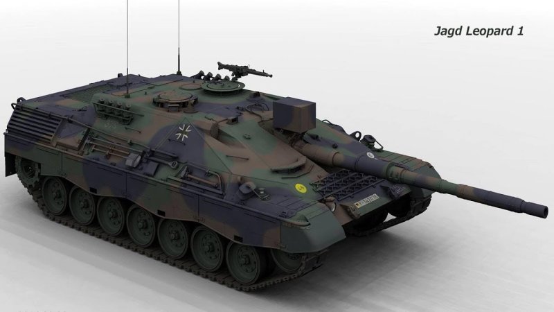 Леопард 1а5 танк сбоку