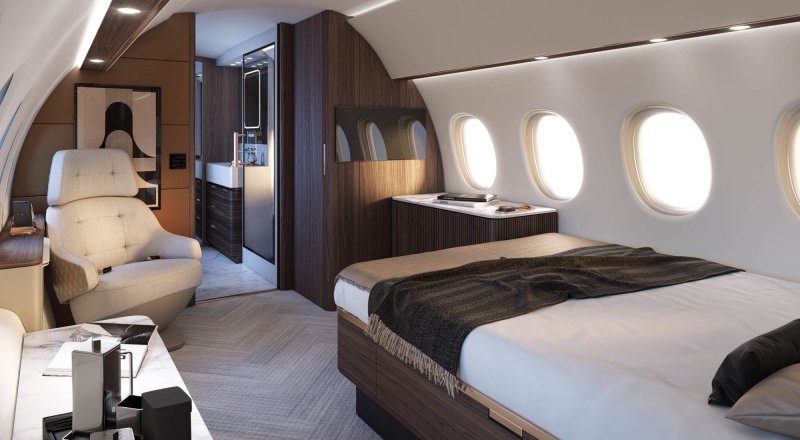 Dassault Falcon 8x салон