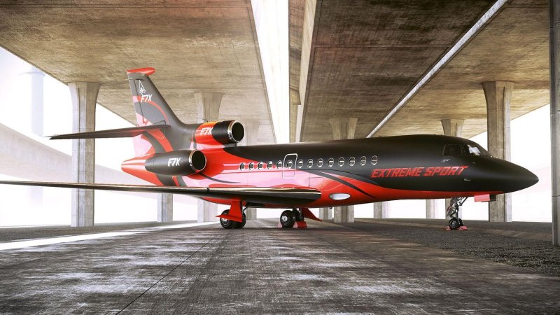 Falcon 7x красный