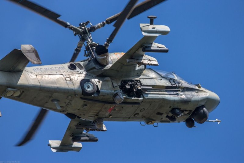 Пушка на вертолете к-52